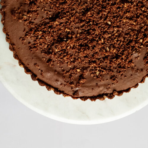 vegan chocolate tart